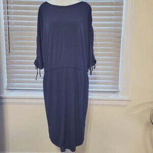 Ellen Tracy Navy Blue Ladies Dress, size XL, Soft & Comfortable